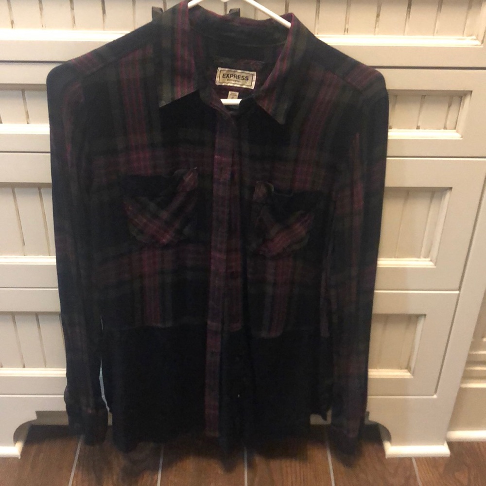 Express Boyfriend fit blouse